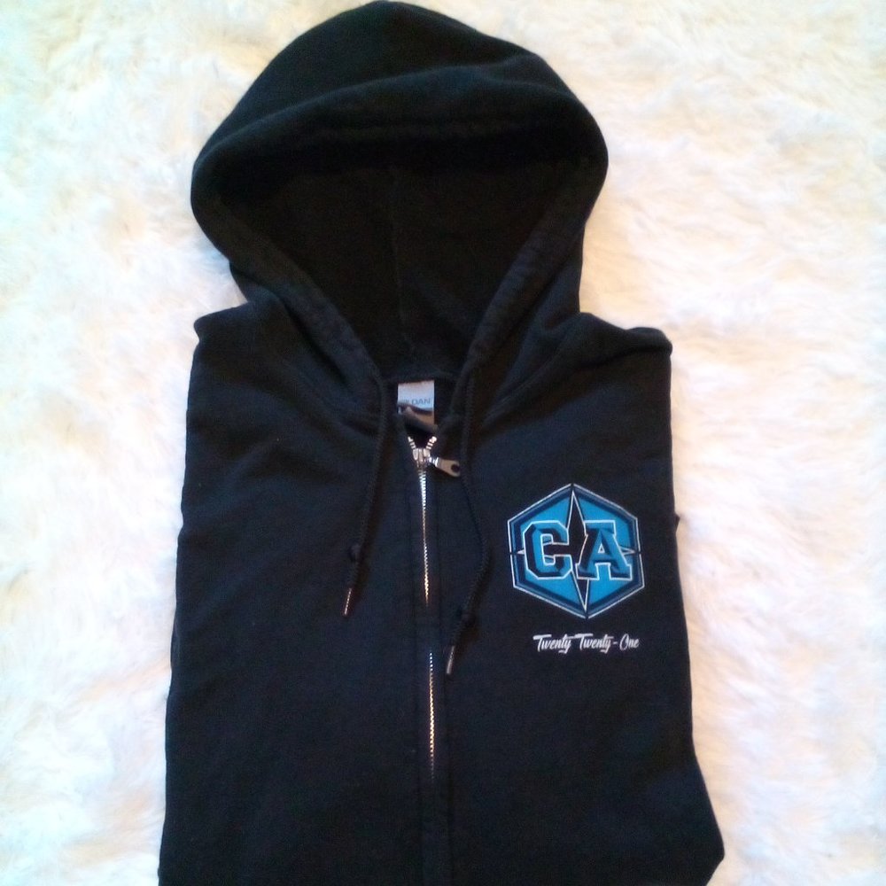 Vintage Gildan Zip up Sweater